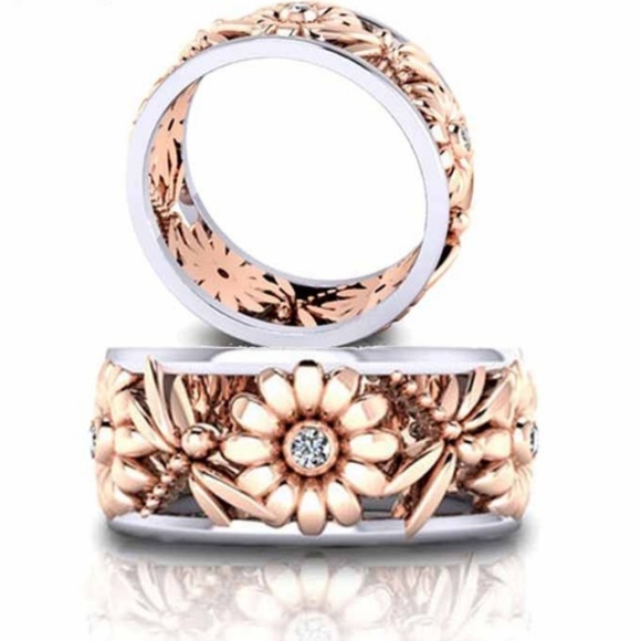 Ring - Daisies and Dragonflies Gold and Silver - Picture 4 of 4